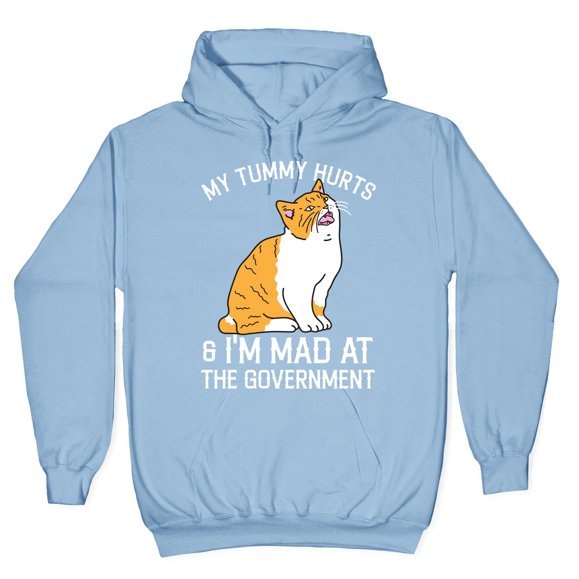 My Tummy Hurts & I'm Mad At The Government Hoodie